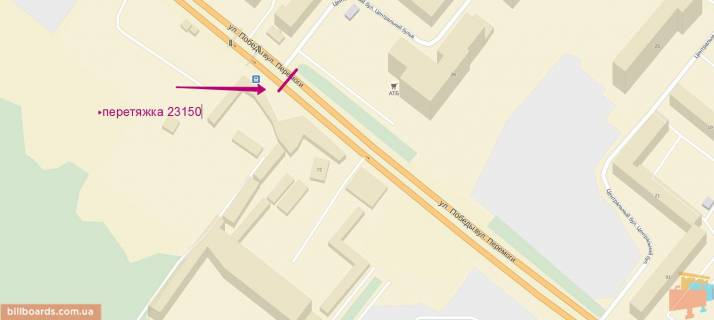 Нестандарт  у Запоріжжі ул.Победы (Вознесеновский рынок) схема